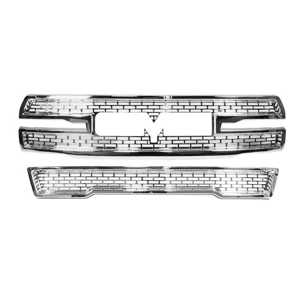 Coast2Coast GRILL INSERT, GI 21-22 GMC YUKON 2 PC CHR W/ CAM GI179C - main